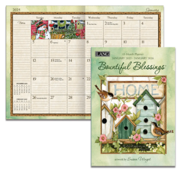 Picture of 13 Month Pocket Planner Beautiful Blessings